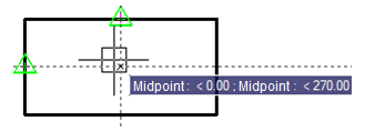 CAD drawing Object Snap Tracking Mode 8