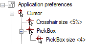 CAD software Display of Snap Elements 4