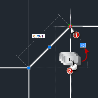 CAD drafting Dynamic Input 9