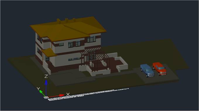 CAD drafting Setting of the Orthographic and Isometric Views 0