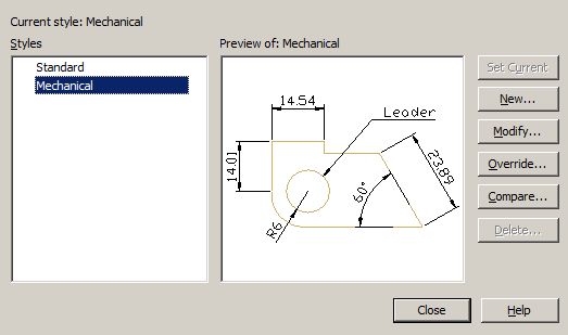 CAD drafting SETTINGS 21