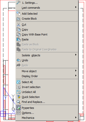 CAD drafting SETTINGS 30