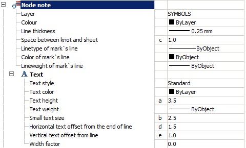 CAD software SETTINGS 79