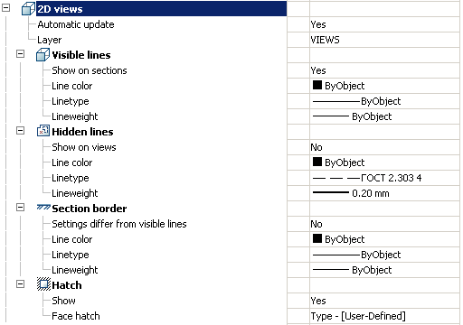 CAD software SETTINGS 136