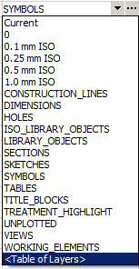 CAD software SETTINGS 151