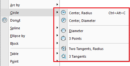 CAD software Interface. Main Menu 1