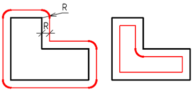 CAD drawing Offset 8