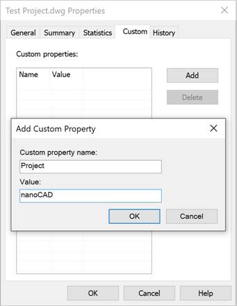 CAD drawing Drawing Properties 8