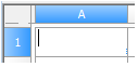 CAD drawing Interface of the Table Editor Dialog 11