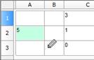 CAD drafting Interface of the Table Editor Dialog 81