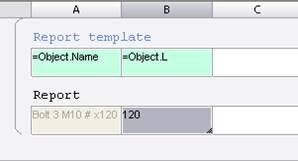 CAD software Report Creation 10