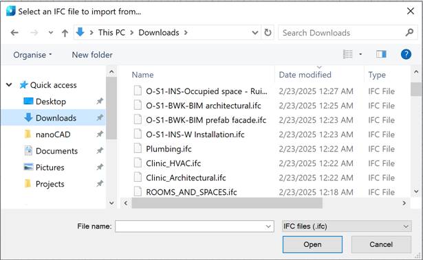 CAD drawing IFC Viewer 8