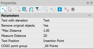 CAD drawing Create Geopoints by Points and Texts 8