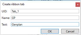 CAD drawing Ribbon Tab 2