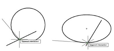 CAD drafting Object Snap Mode OSNAP 33