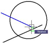 CAD drawing Object Snap Mode OSNAP 41
