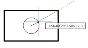 CAD software Object Snap Tracking Mode 10