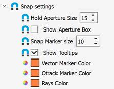 CAD drawing Display of Snap Elements 5