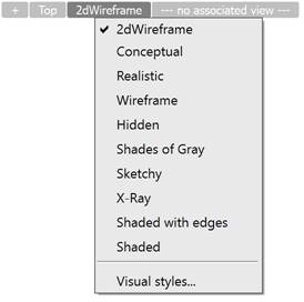 CAD software Drawing Window 1