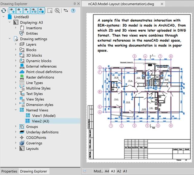 CAD drawing Drawing Explorer Toolbar 50