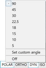 CAD drawing Context Menu 2