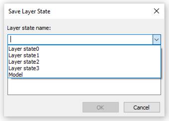 CAD drafting Configuration of Layers 18