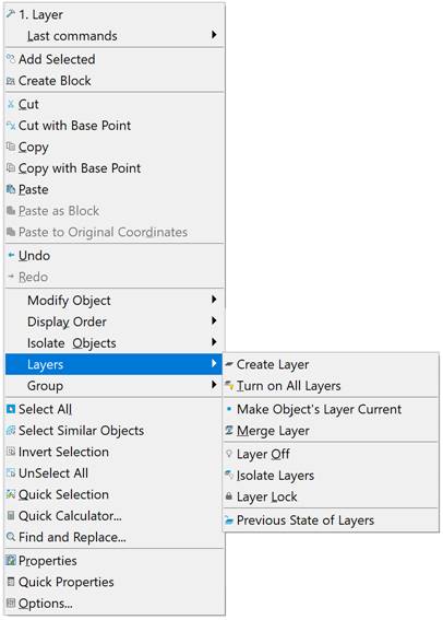 CAD software Tools to Work with Layers 1