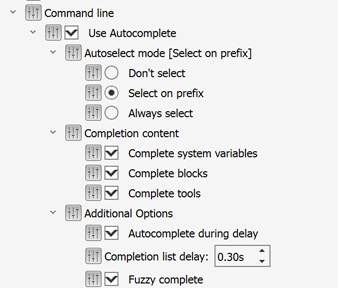 CAD software Command Line 7