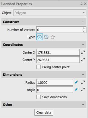 CAD drawing PolygonPlus 8