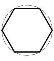 CAD drawing Inscribed Polygon 8