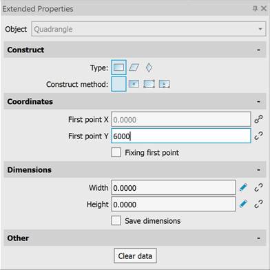 CAD drafting Quadrangle 6