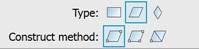 CAD drafting Constructing a Parallelogram by Two Points 0