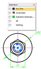 CAD software Selection of Overlaid Objects 10