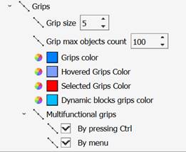CAD drawing Editing Objects Using Multifunctional Grips 2