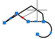 CAD drafting Editing Objects Using Multifunctional Grips 18