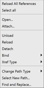 CAD software External References Toolbar 25