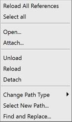 CAD drafting External References Toolbar 27