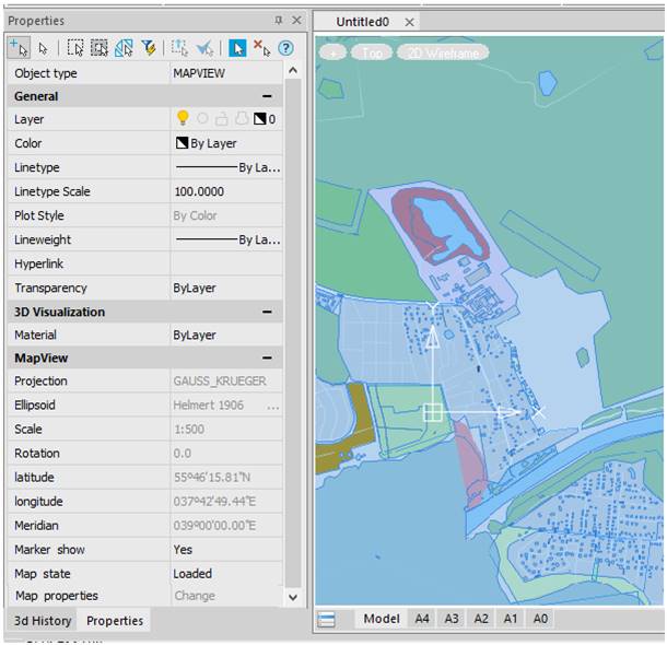 CAD software Map Underlays 19