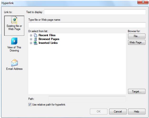 CAD drafting Hyperlinks 6