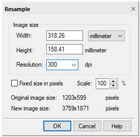 CAD software Changing Image Resolution 7