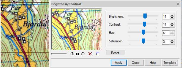 CAD drafting Changing Brightness, Contrast, Hue and Saturation 6