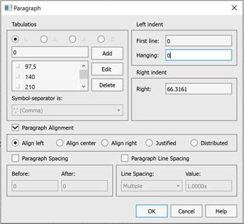 CAD drawing Multiline Text 38