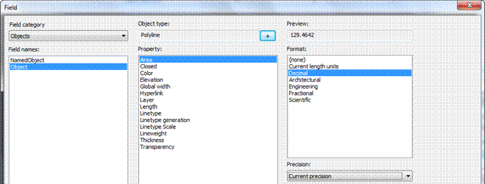 CAD drawing Fields 17