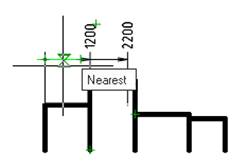 CAD drawing Ordinate Dimensioning 11