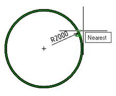 CAD software Radial Dimensioning 10