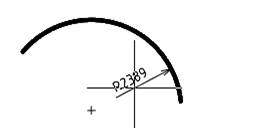 CAD drafting Radial Dimensioning 15