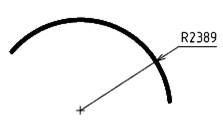 CAD drawing Radial Dimensioning 17