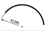 CAD drafting Radial Dimensioning 18