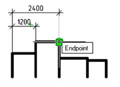 CAD drafting Baseline Dimension 9