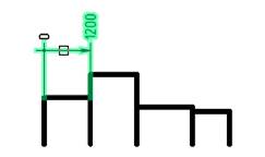 CAD drafting Continue Dimension 15
